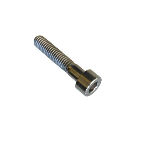 Head Stem Cap Screw Grade 5 Titanium Socket Head M6 x 30mm Silver Tiremet