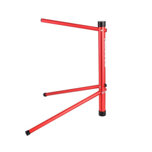 Bike Rack Floor Stand for Hollow Axle Bikes Aluminium TL-029 Red
